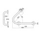 Sbase Grab Bar White FS-120