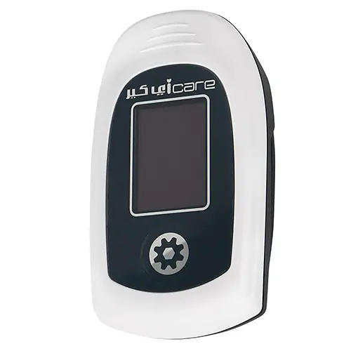 جهاز قياس النبض والاكسجين للاصبع في الدم اي كير تايواني جهاز قياس النبض والاكسجين للاصبع في الدم اي كير تايواني