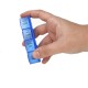SPACARE Weekly Pill Organizer 7Colors in Black Pocket 026