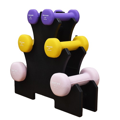 Plastic Dumbbell Rack for 6 Plastic Dumbbell Rack for 6
