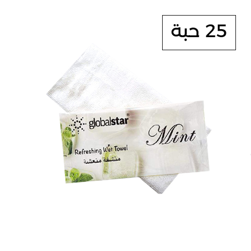 Refreshing Wet Towel With Mint Globalstar Refreshing Wet Towel With Mint Globalstar