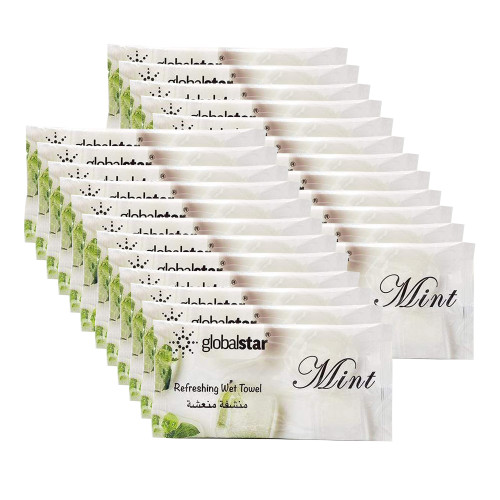 Refreshing Wet Towel With Mint Globalstar Refreshing Wet Towel With Mint Globalstar
