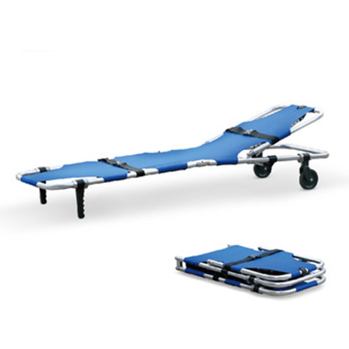 Patient Stretcher Blue W/Wheels Adj Back Patient Stretcher Blue W/Wheels Adj Back