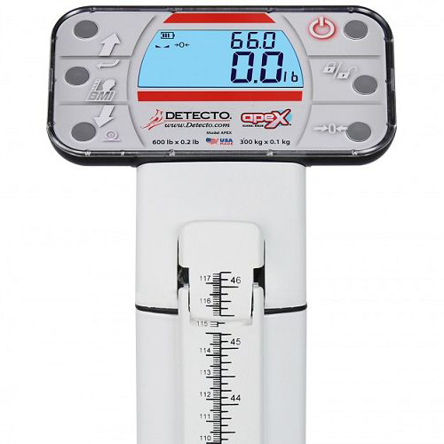 Detecto Apex Electric Scale 300KG Touchless Height