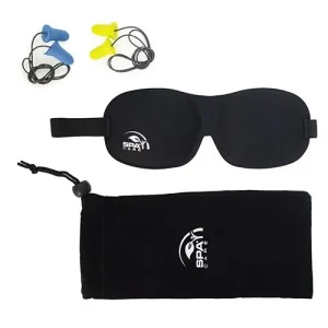غطاء عين للنوم ثلاثي الابعاد مع سدادة أذن للسفر   غطاء عين للنوم ثلاثي الابعاد مع سدادة أذن للسفر