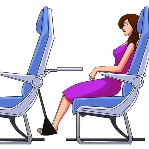 ساند لراحة ورفع القدمين لسفر مريح   ساند لراحة ورفع القدمين لسفر مريح