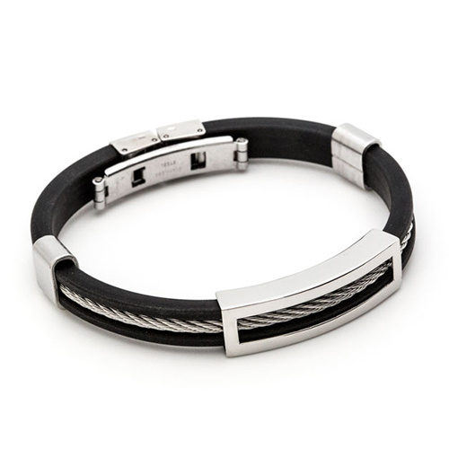 SPACARE Magnetic Bracelet Silicone Stainless SSI011 SPACARE Magnetic Bracelet Silicone Stainless SSI011