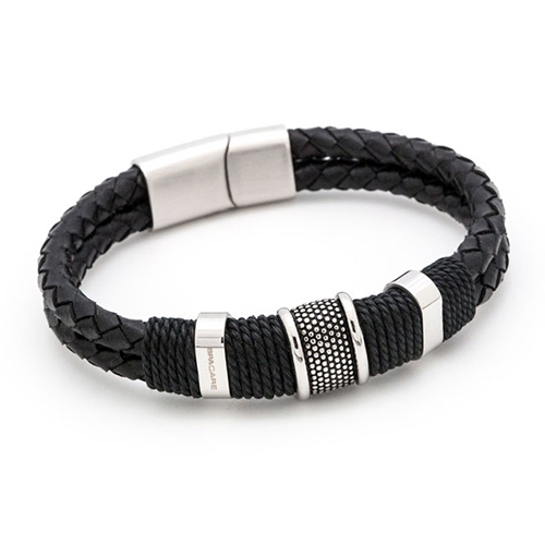 SPACARE Magnetic Bracelet Leather Stainless SPALB015 SPACARE Magnetic Bracelet Leather Stainless SPALB015