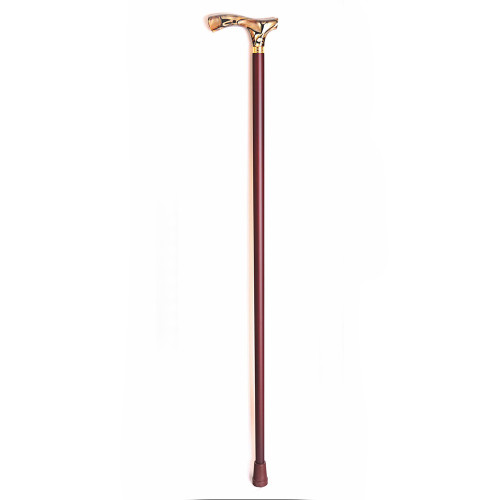 Luxury wooden cane with a dark brown acrylic handle 611 Luxury wooden cane with a dark brown acrylic handle 611