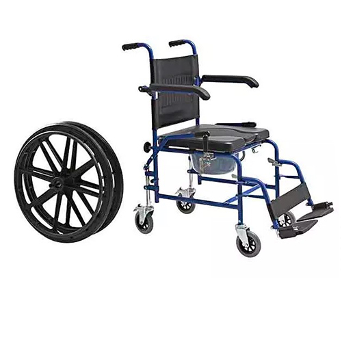 SBASE Commode Chair B&S/W 18" SBC101