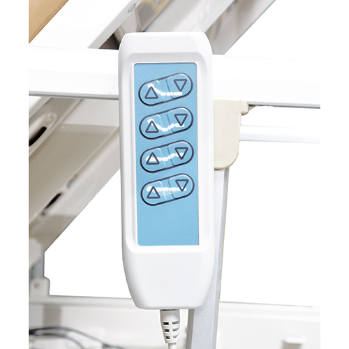 موفاكير سرير كهربائي 4 حركات مع مرتبة طبية وحامل محاليل MMB4F-90