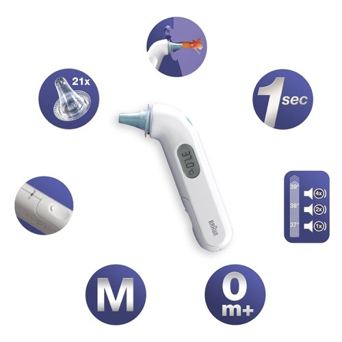 ميزان حرارة براون عن طريق الأذن 3 IRT3030 ميزان حرارة براون عن طريق الأذن 3 IRT3030