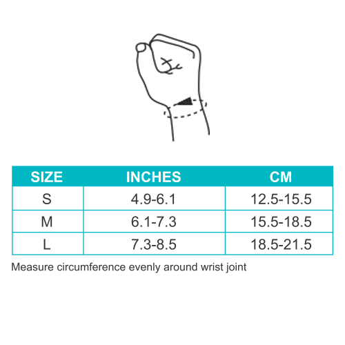 Tynor Wrist with Double Lock E05