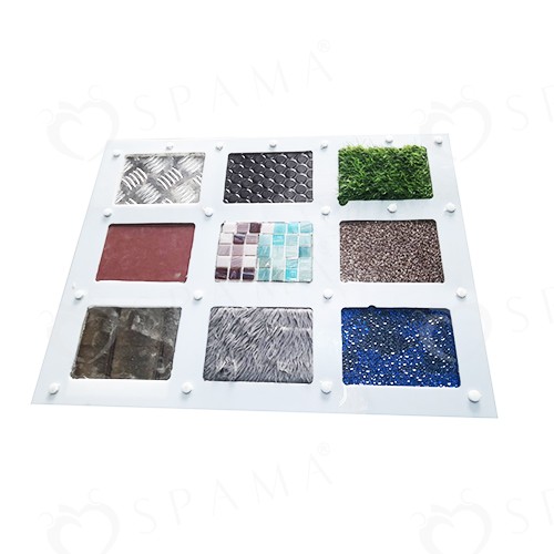 لوح ملامس مختلفة جداري 50*50 سم لوح ملامس مختلفة جداري 50*50 سم