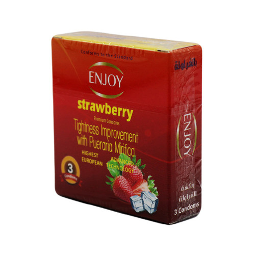 انجوي كوندوم واقي ذكري فراولة 3