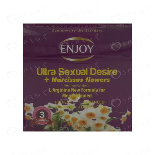 انجوي كوندوم واقي ذكري زهور للرغبة الفائقة 3