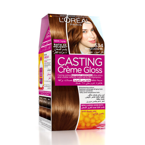 L'Oreal Casting Dye Without Ammonia 534 Honey Caramel
