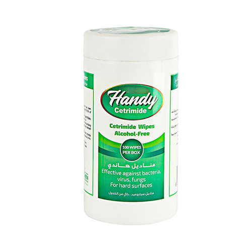 مناديل مبللة خالية من الكحول