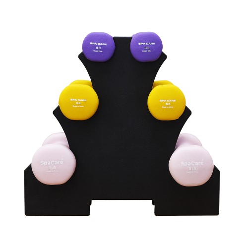 SPACARE 6 Dummbells Set With Rack SPACARE 6 Dummbells Set With Rack