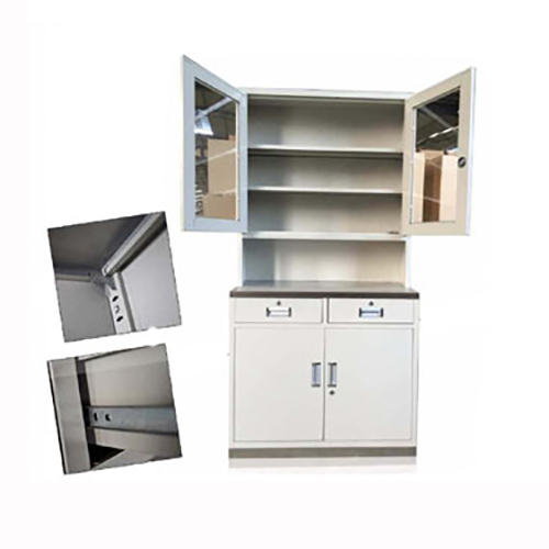 Cabinet Metal 4 Doors &amp; 2 Drawers W/locker